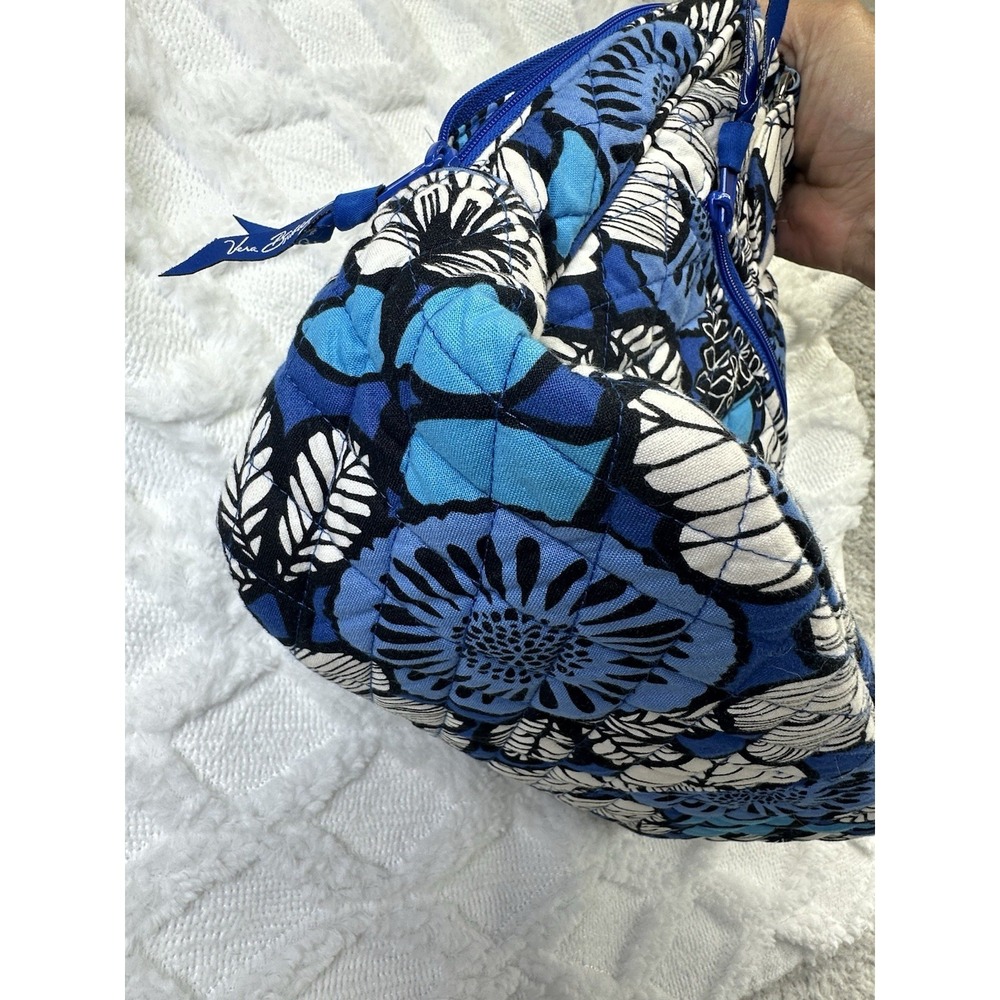 VERA BRADLEY Glenna Satchel Blue Bayou Quilted Shoulder Bag With Wallet Retired - Picture 10 of 13